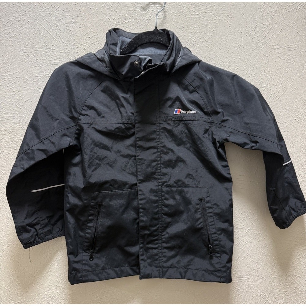 Kids Berghaus Water Proof Soft Shell Jacket Black 5/6